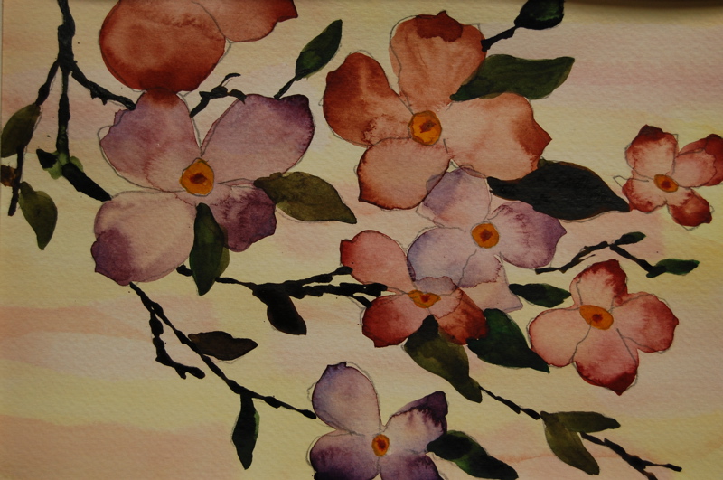 painting pictures of flowers. How To Paint A Simple Flower